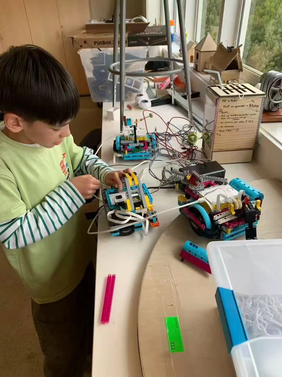 Hands-on robot work · FIRST US project