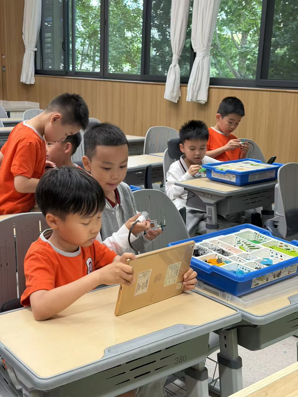 Guided classroom practice · School project photography